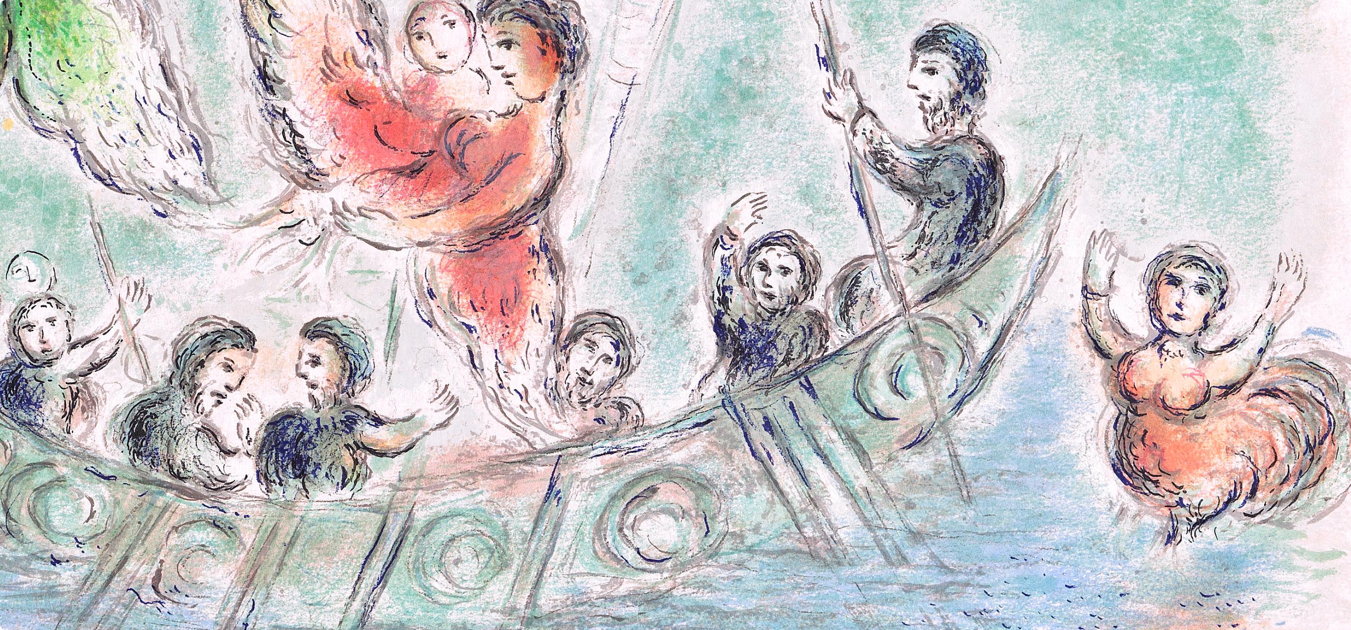 Marc Chagall, The Sirens, from Homer, The Odyssey, 1989 (after) For Sale 3