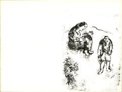Marc Chagall "La Tempestad" 1975- Litografía