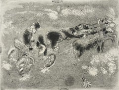 Marc Chagall, The Troika at Evening, from Dead Souls, 1923–1927