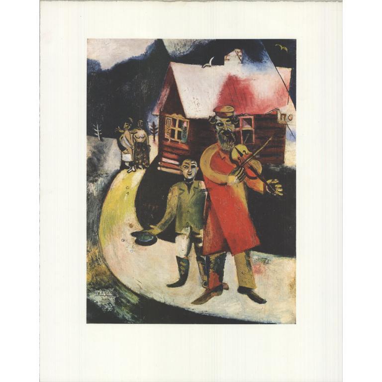 « Le violoniste » 1990- - Print de Marc Chagall