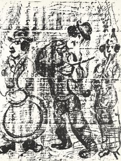 Marc Chagall, The Wandering Musicians, from Chagall Lithographer II, 1963
