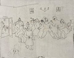 Marc Chagall, The Witnesses, from Dead Souls, 1923–1927