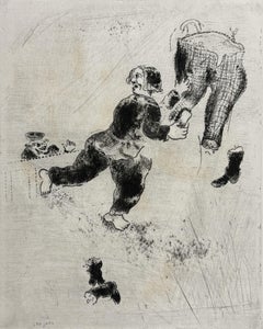Marc Chagall, They Clean the Trousers, from Dead Souls, 1923–1927