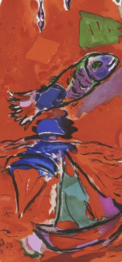 Marc Chagall, Tribe of Zebulun, from The Jerusalem Windows, 1962 (after)