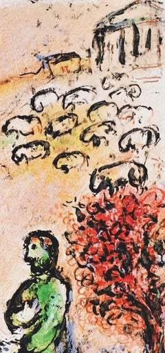 Marc Chagall, Ulises y Eumeo, de Homero, La Odisea, 1989 (after)