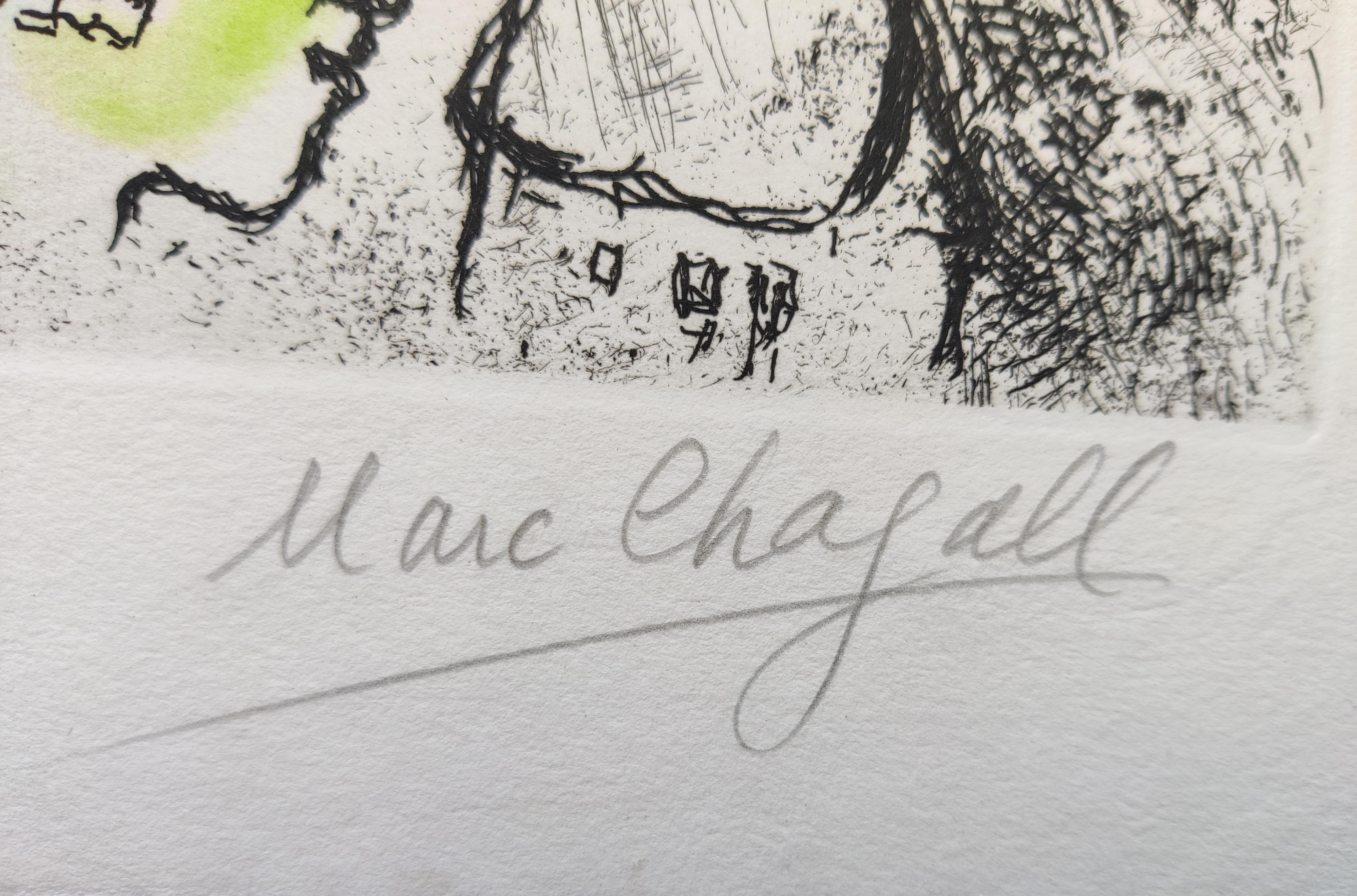 Marc Chagall  -- Untitled from the Louis Aragon: Celui qui dit les choses sans For Sale 2