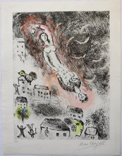 Marc Chagall  -- Senza titolo da Louis Aragon: Celui qui dit les choses sans