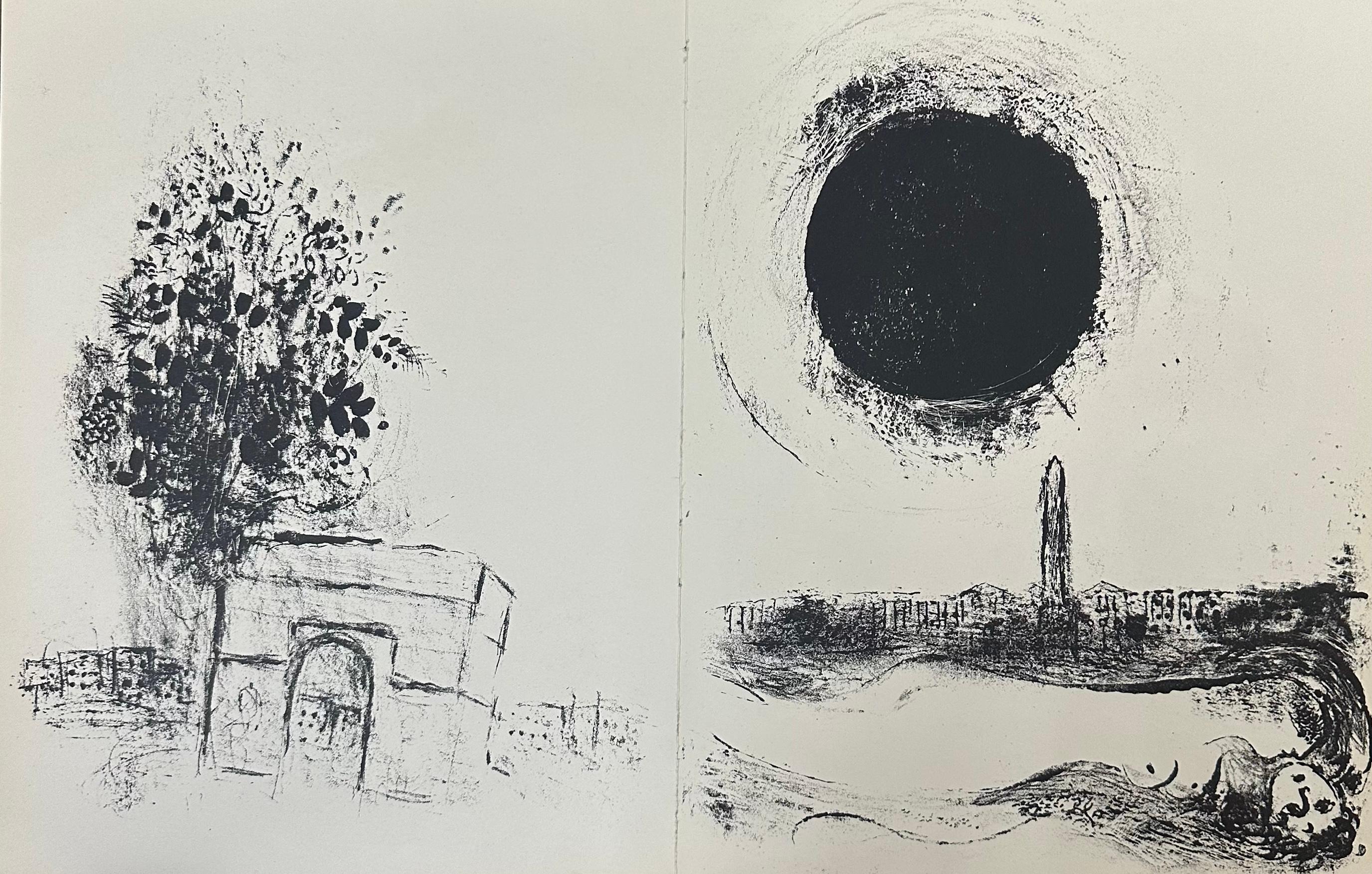 Marc Chagall, Vision de Paris, Lithograph For Sale 1
