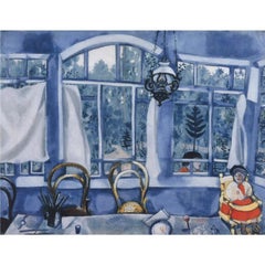 Marc Chagall 'Window to a Garden' 2008- Offset Lithograph