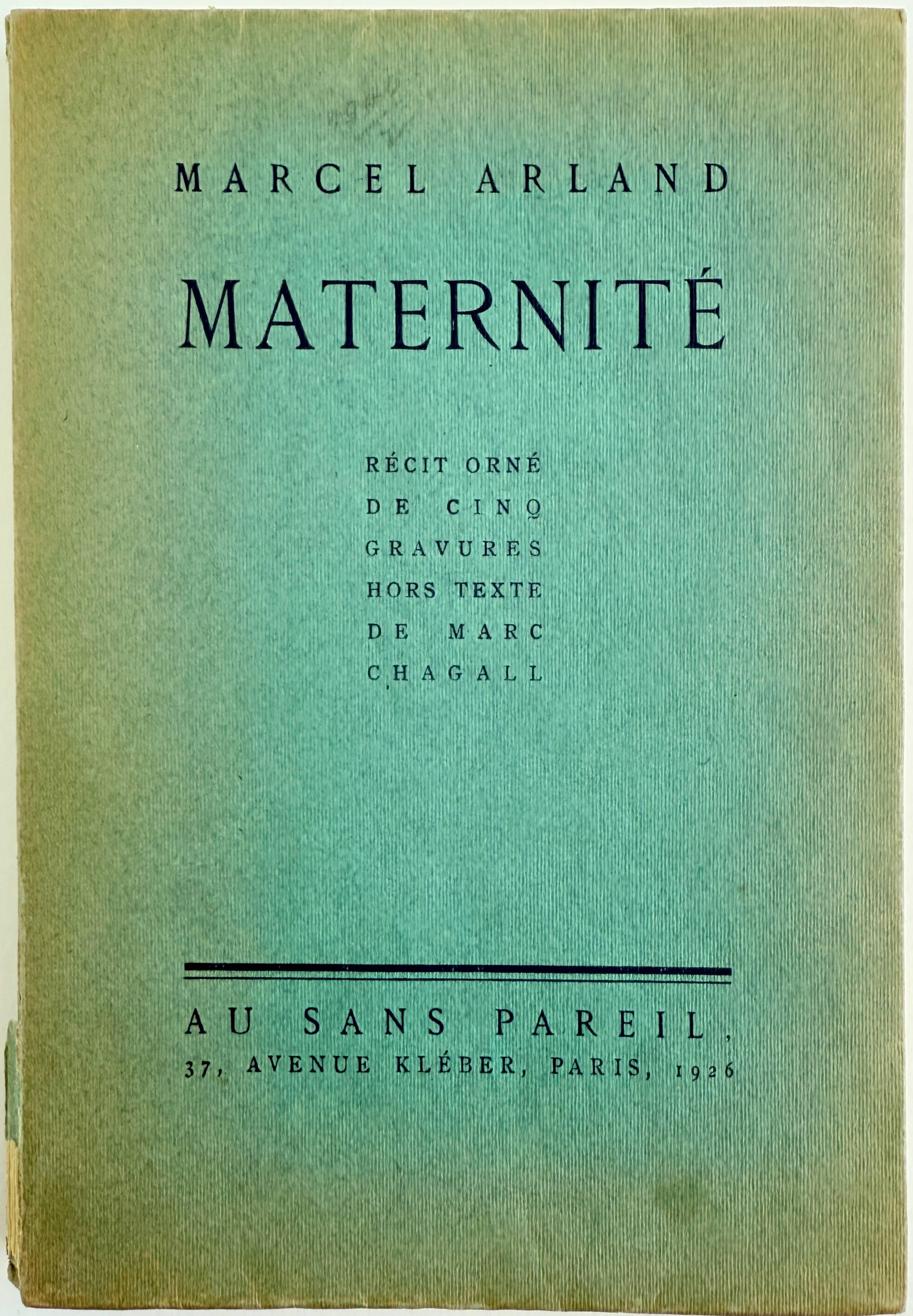 Maternité - Moderne Art par Marc Chagall