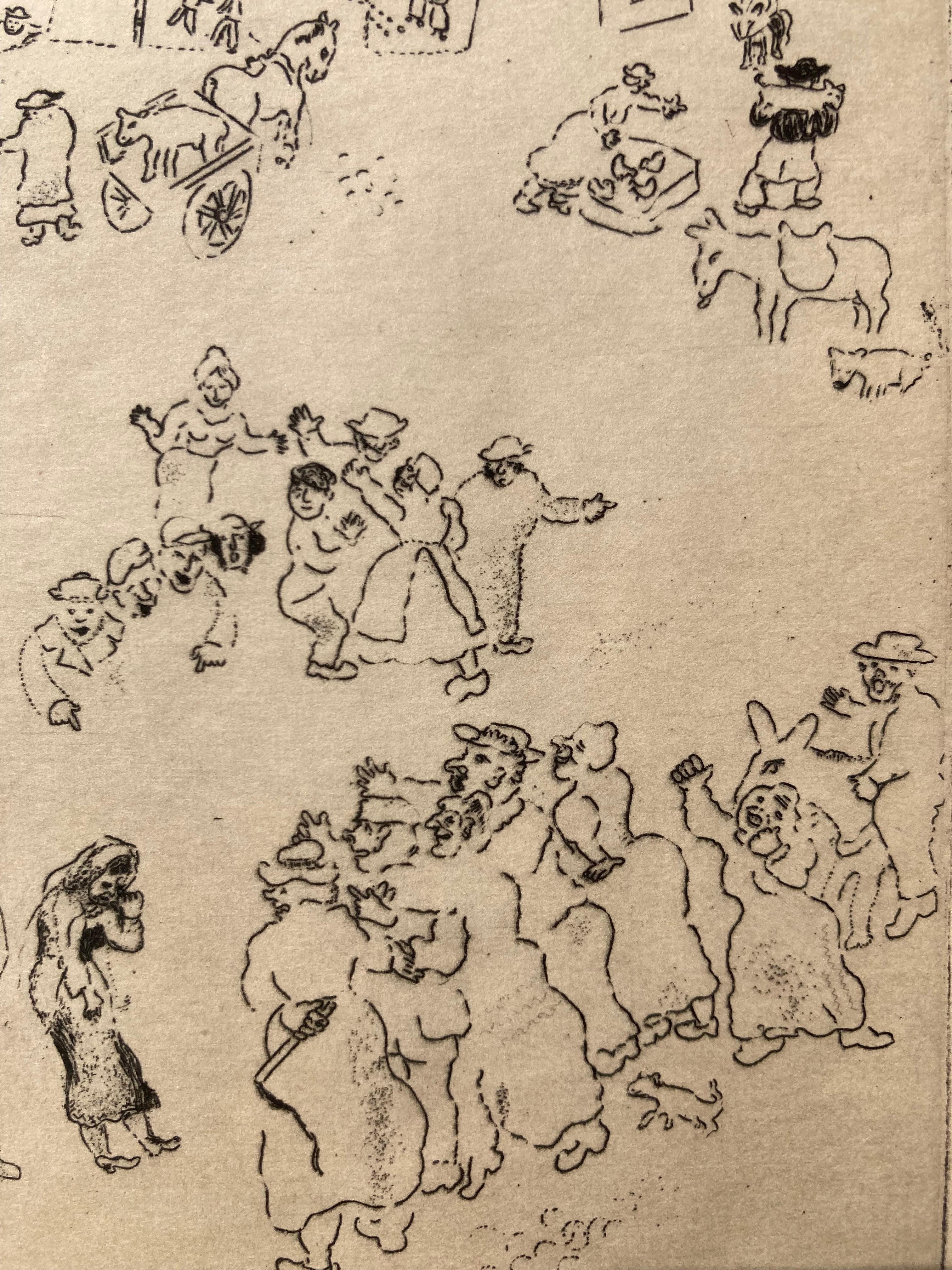 Maternité / Mutterschaft I: Schmach / Schande  – Print von Marc Chagall