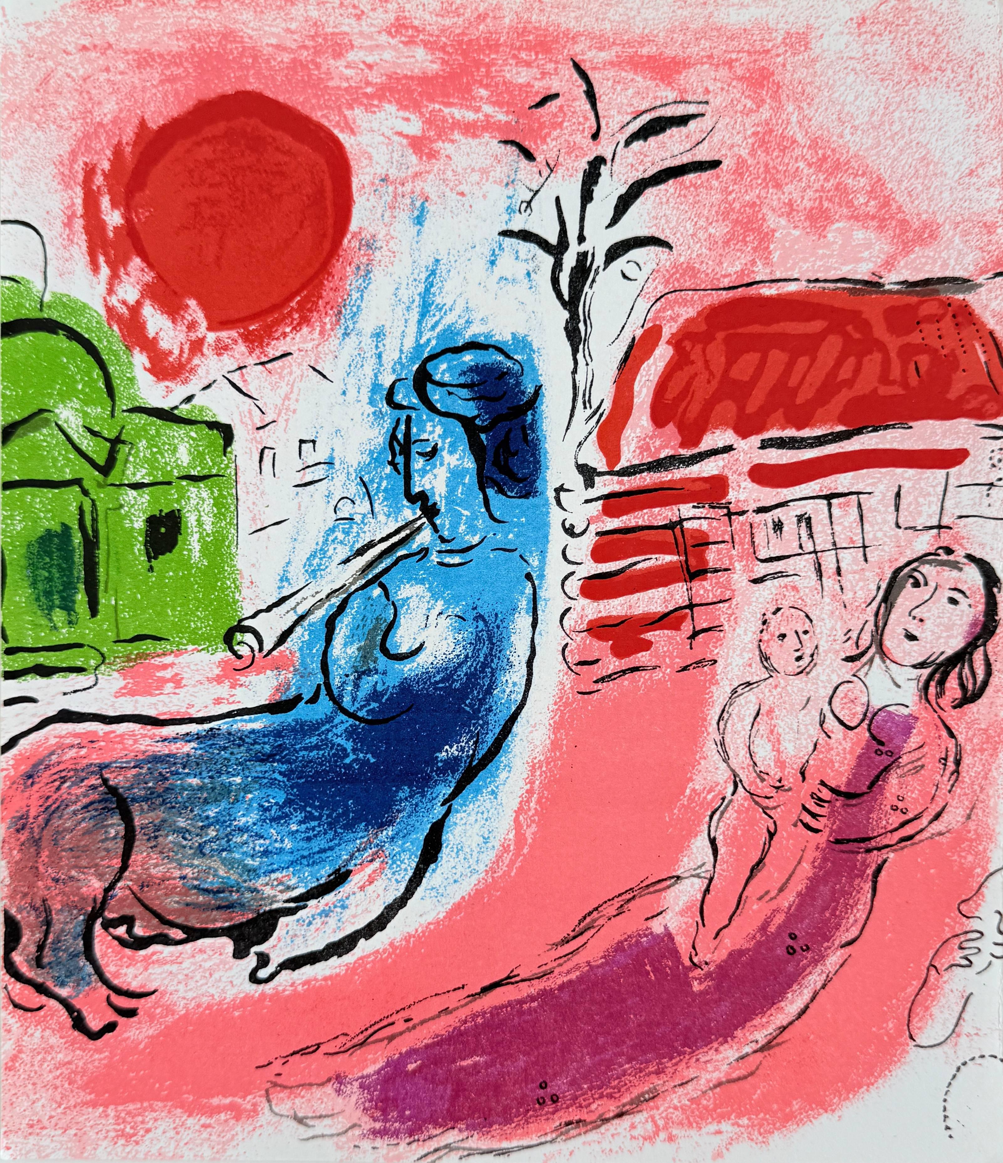 Marc Chagall Figurative Print - Maternity and Centaur