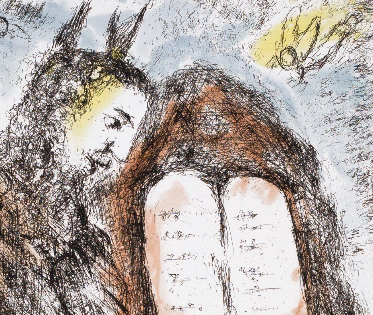 Moise, 1981 (Les Songes #18) (Moderne), Print, von Marc Chagall