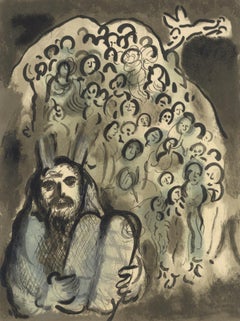 Moïse y su pueblo (Cramer 92; Mourlot 689), El Mensaje Bíblico, Marc Chagall