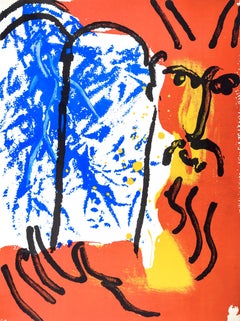 Moïse I (Mourlot 117-46; Cramer 25), Marc Chagall, Dessins Pour La Bible