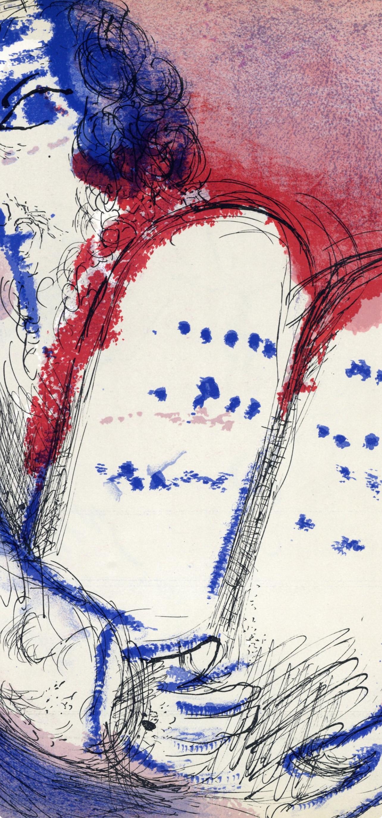 Moïse III (Mourlot 117-46; Cramer 25) - Gray Figurative Print by Marc Chagall