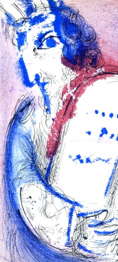 Marc Chagall, Moses III, from Drawings for the Bible, 1956 Bible