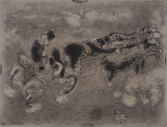 Moonlight Travel - Original Etching - Ref. Sorlier #96