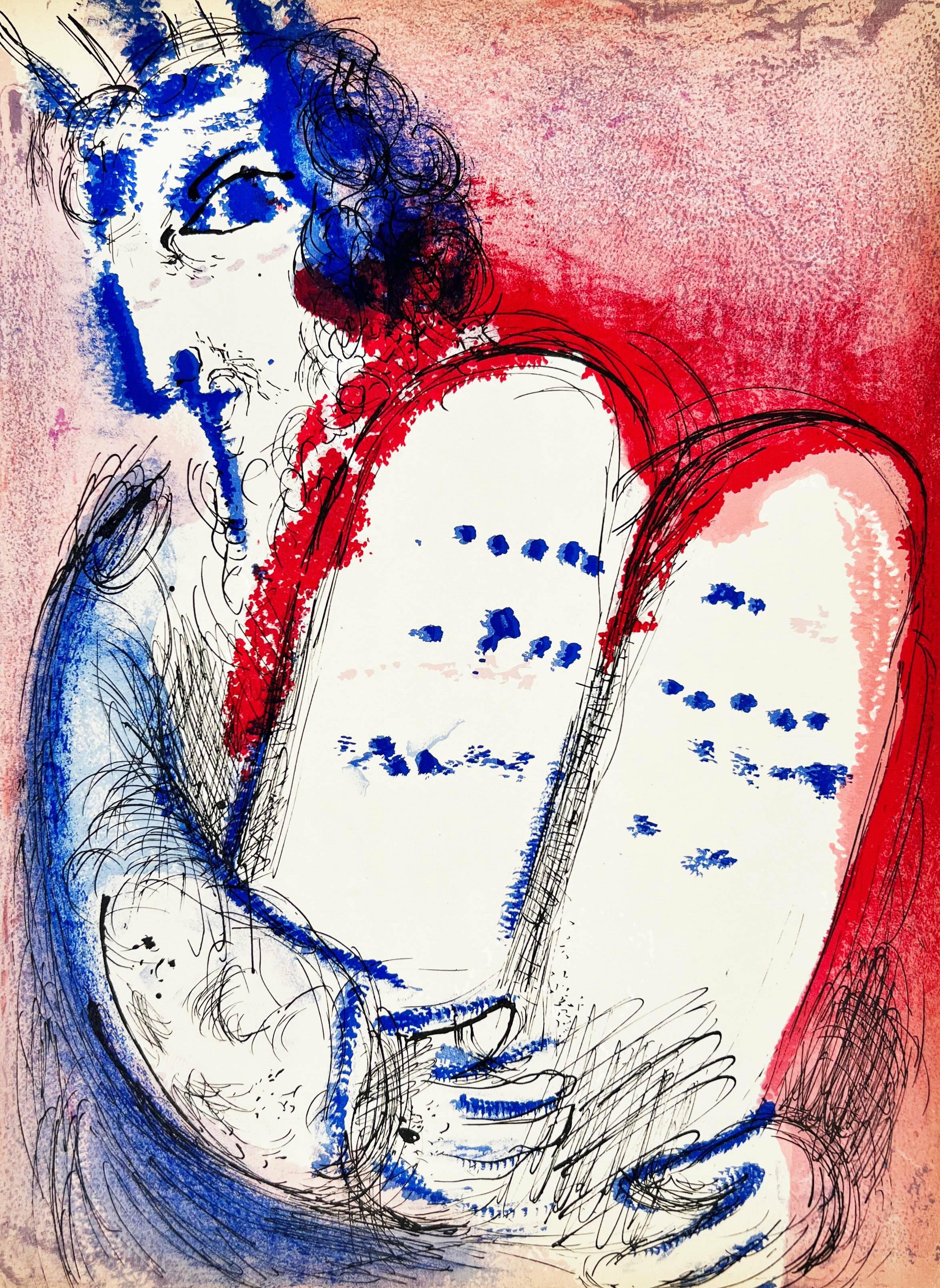 Moses III - Print by Marc Chagall
