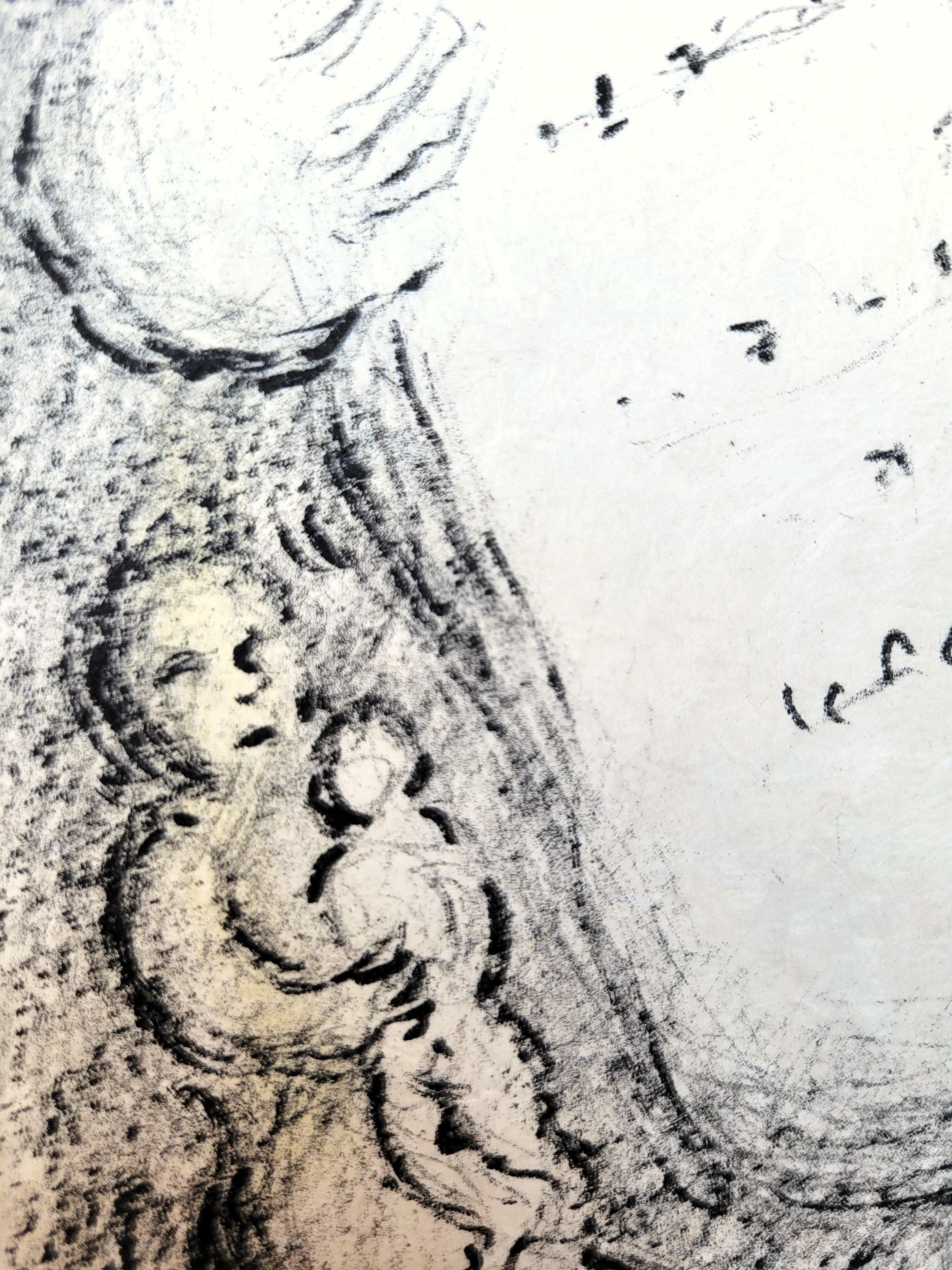 Moses /// Marc Chagall Israelitech Christianität Judaismus Religiöse Moderne Litho im Angebot 15