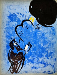 Moses Receiveing the Tabels of the Law