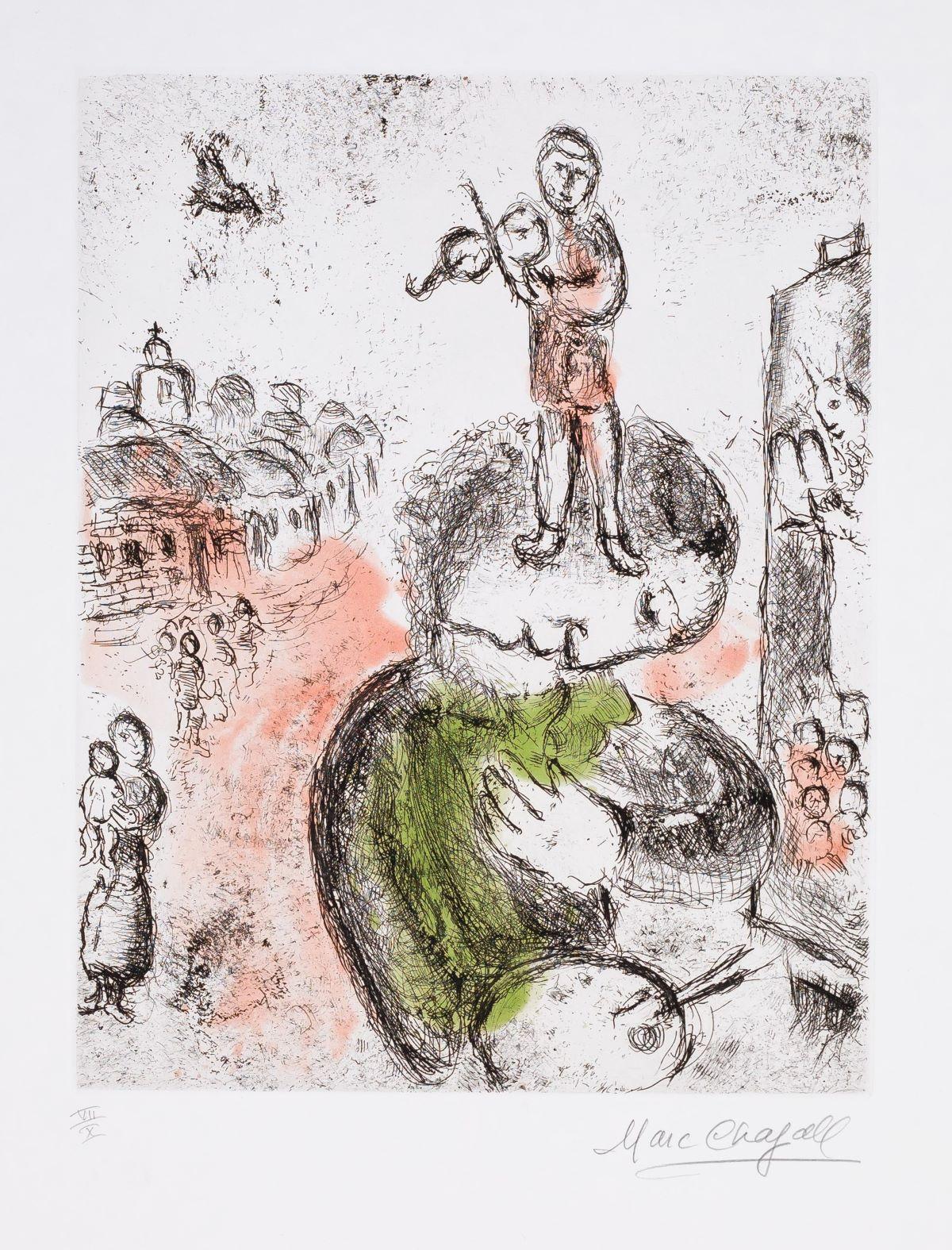 Musique, 1981 (Les Songes #7) - Print by Marc Chagall