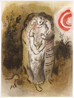 "Naomi e le sue nuore" litografia originale