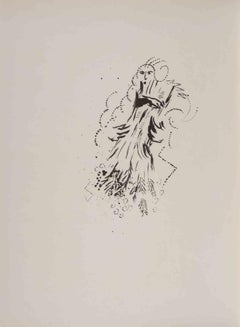 Naomi and her Dughters-in-law - Lithograph by Marc Chagall - 1960
