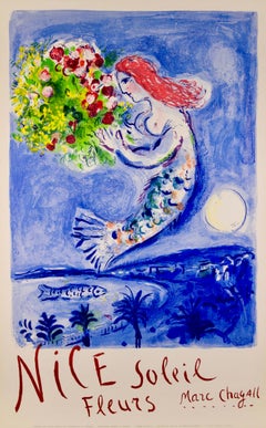 Nice:: Soleil Fleurs von Marc Chagall