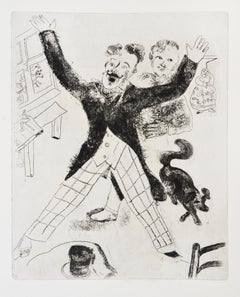 Vintage Nicolai Gogol, Marc Chagall, Les âmes mortes.