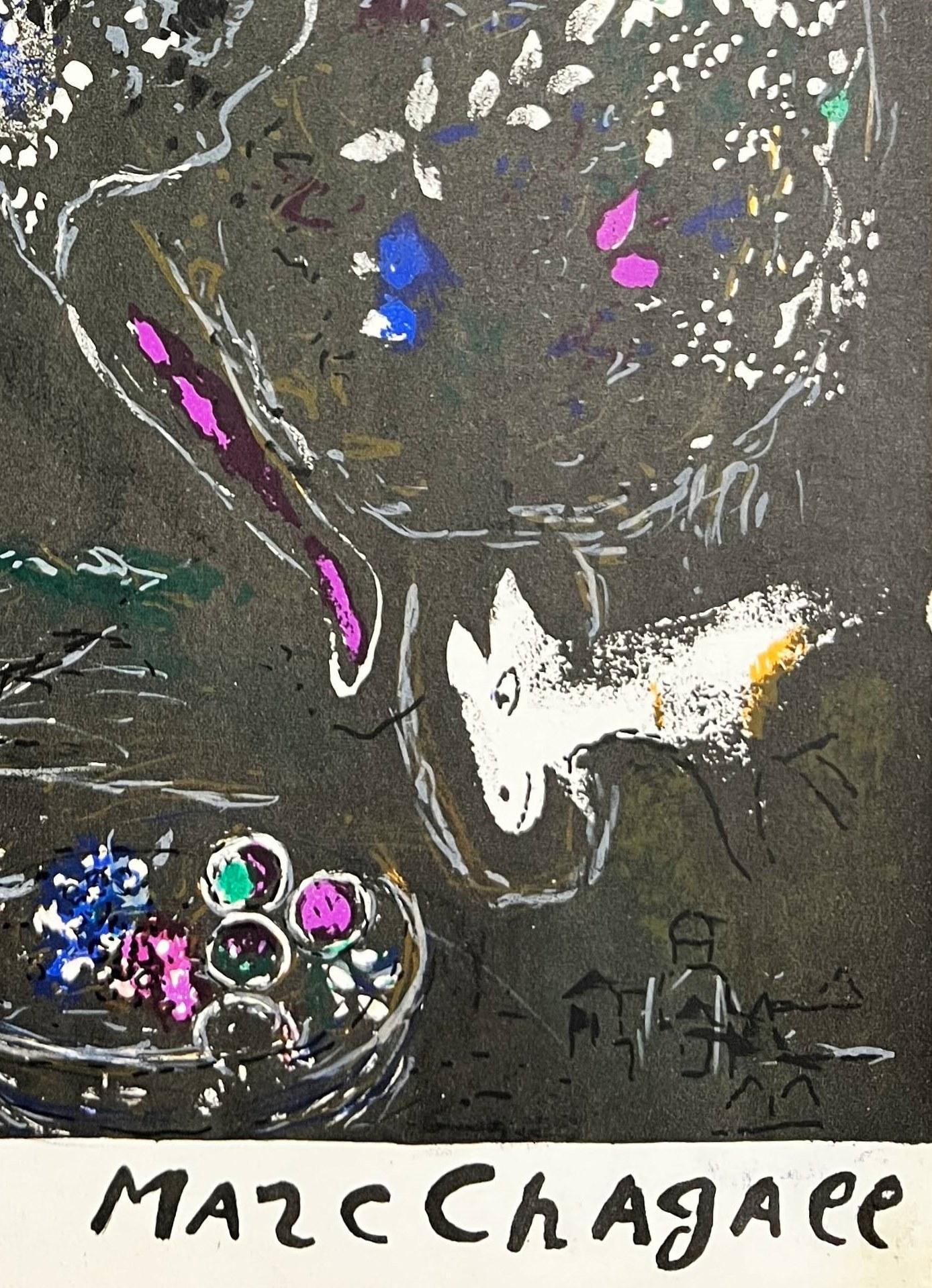 Marc Chagall (1887-1985) - Night in Paris

Lithograph from 1954.

Dimensions of work: 38 x 28 cm.

Plate signed.

Publisher: Maeght Éditeur, Paris.

Sought after copy from a 