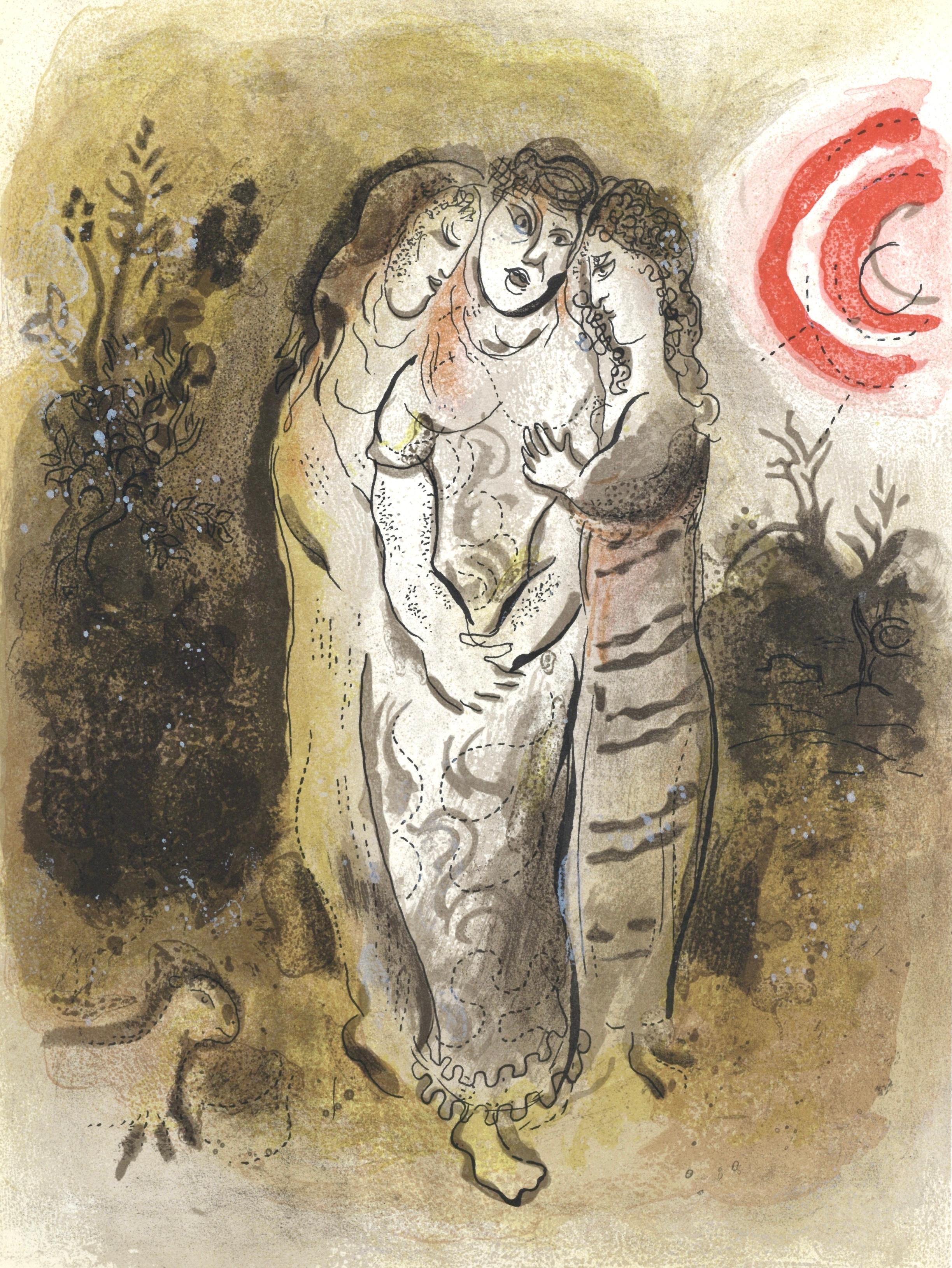 Noémie et ses Belles-Filles (Mourlot 230-77; Cramer 42), Dessins Pour La Bible