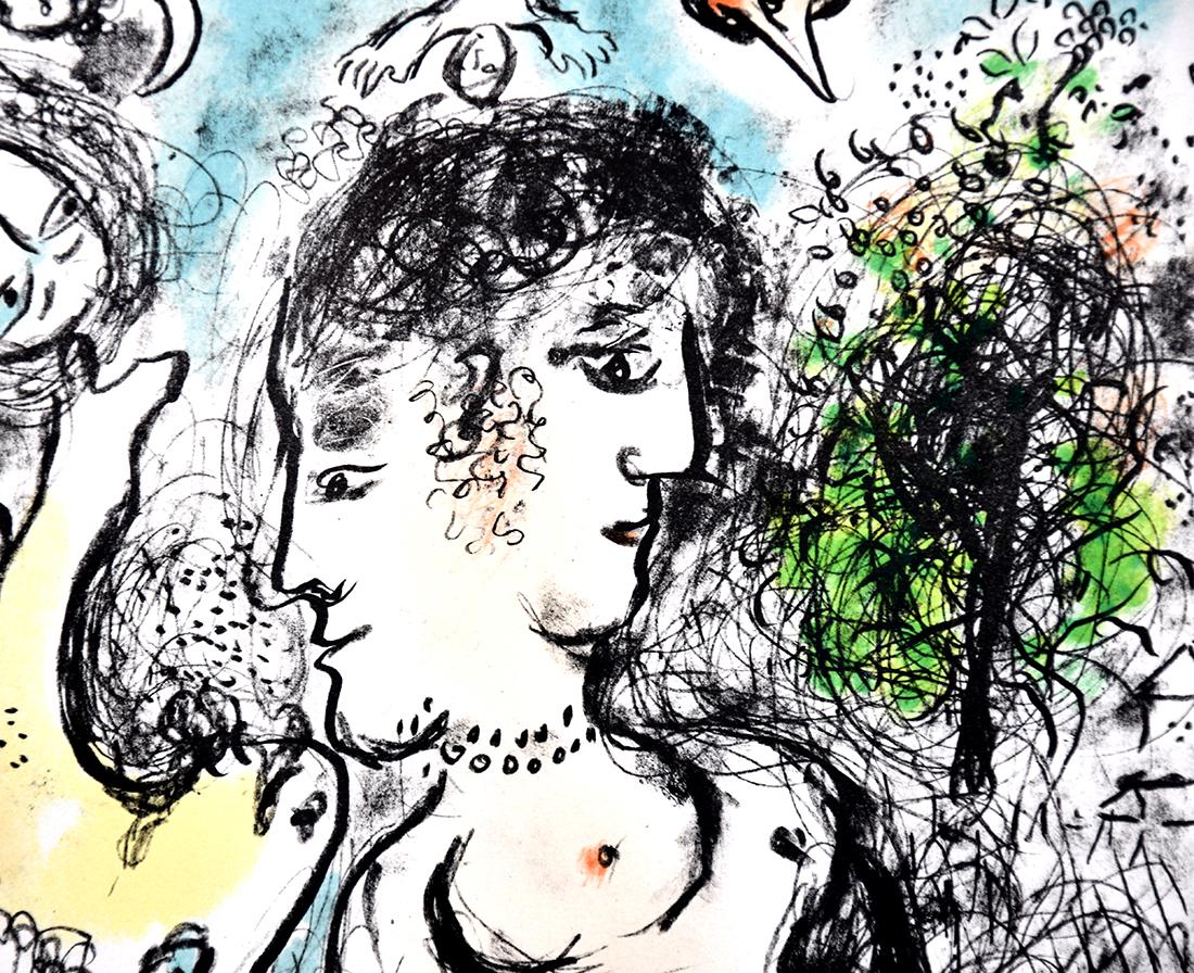 Nu au Visage double (Nude with Double Face) - Modern Print by Marc Chagall