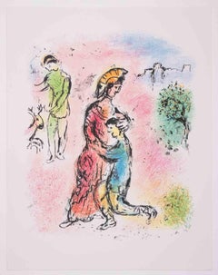 Odysseus Makes Himself Known - Lithograph after Marc Chagall - 1989