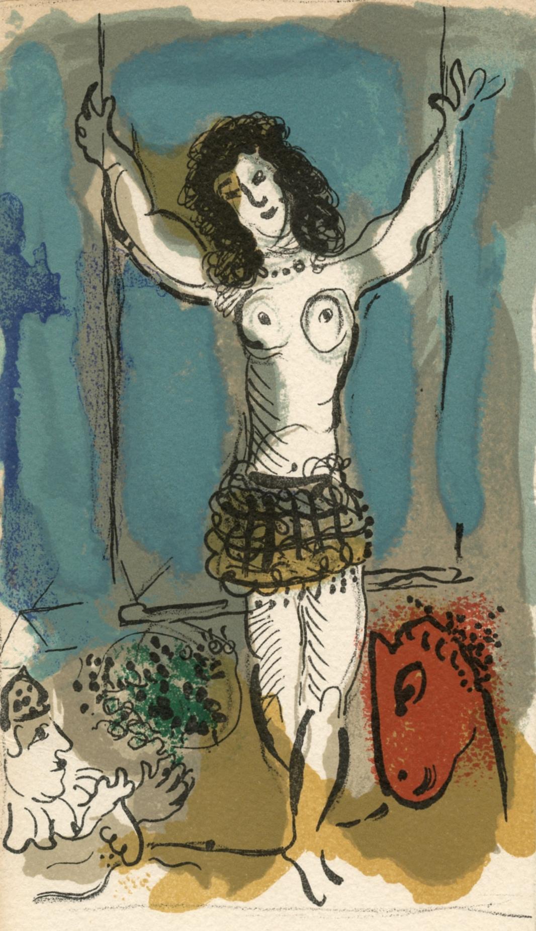 Marc Chagall Portrait Print - original lithograph