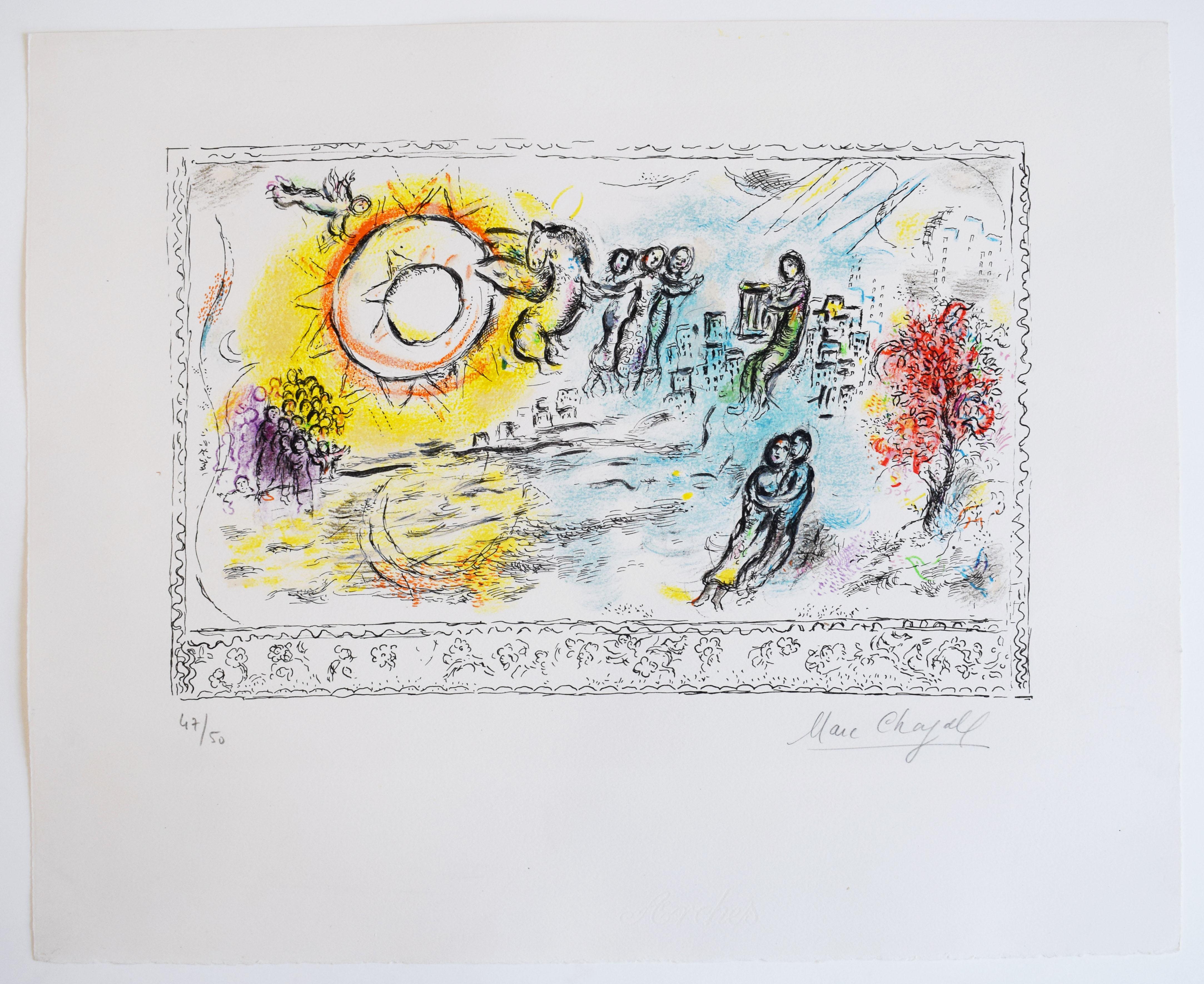 Orpheus  Orphée - Surrealism Mythology Greek - Print by Marc Chagall