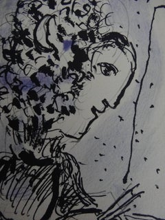 Painter with Palette - Lithograph - Maeght 1977
