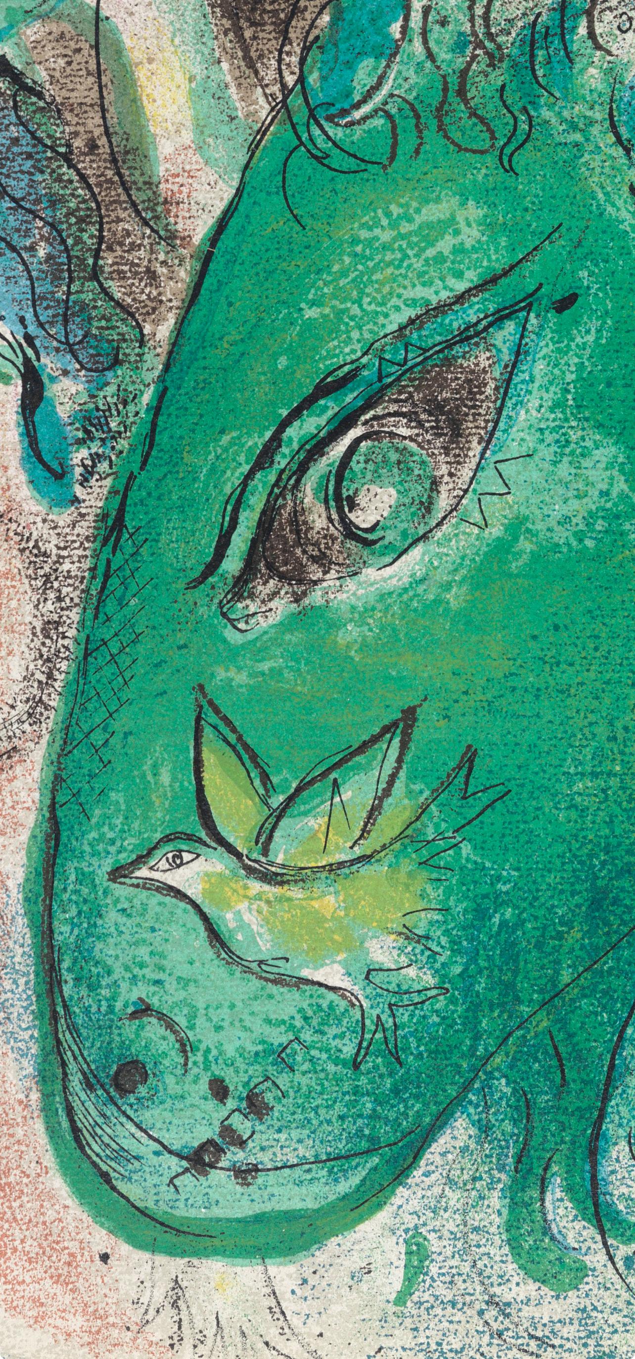 Paradis II (Mourlot 230-77; Cramer 42), Marc Chagall, Dessins Pour La Bible For Sale 1
