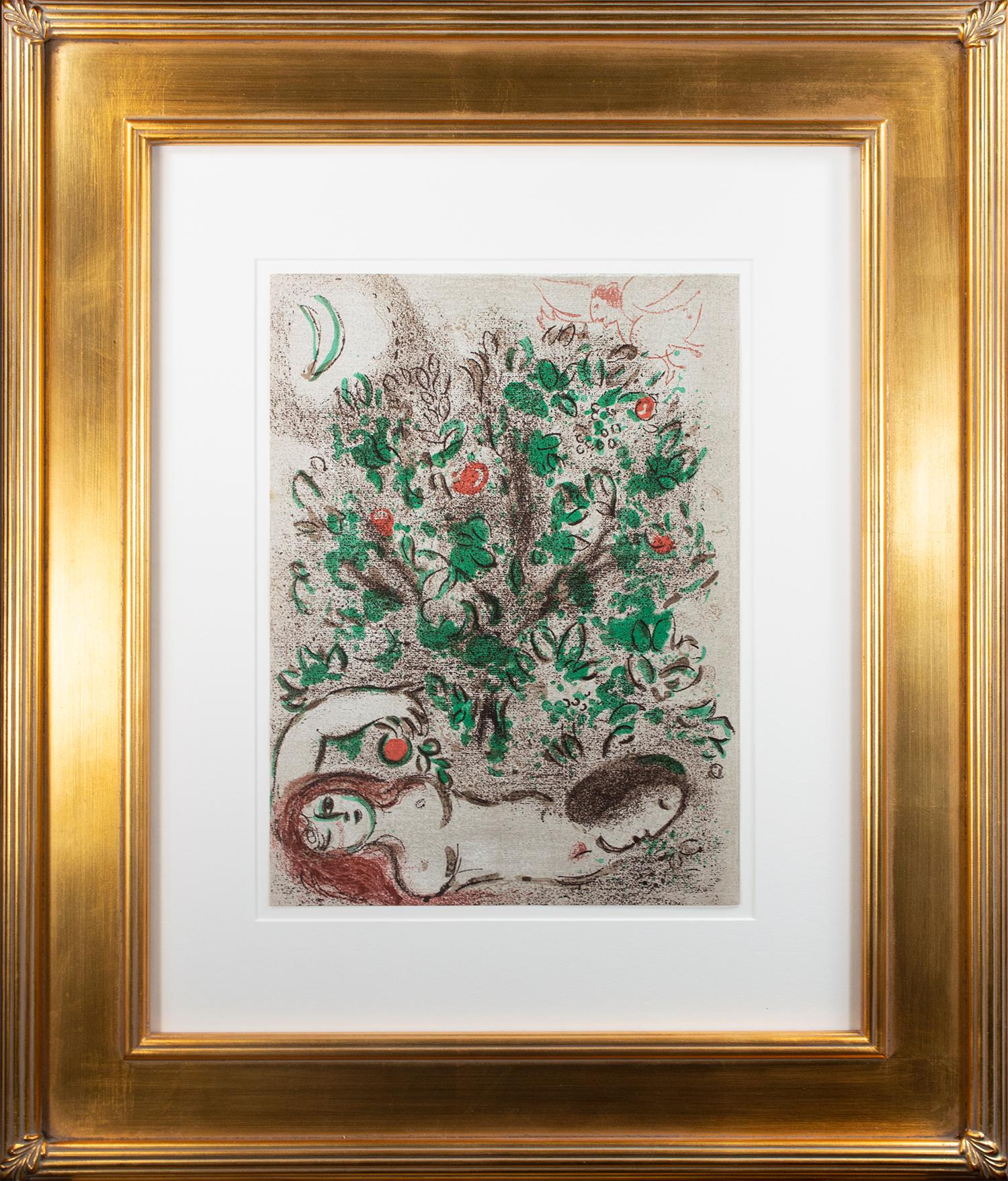 « Paradis (Paradis), M 232/255 », une lithographie originale en couleur de Marc Chagall en vente 3