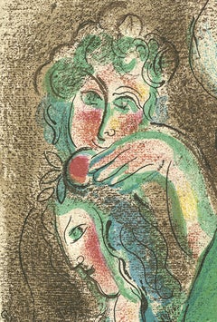 "Paradis (Paradise), M 233/256, " an Original Color Lithograph by Marc Chagall