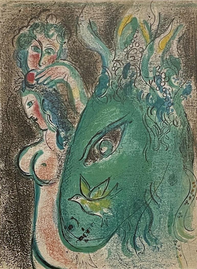 Marc Chagall Animal Print - Paradise 
