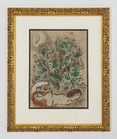 Marc Chagall Figurative Lithograph, Unsigned, 1960, "Paradise"