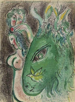 Paradise - Lithograph by Marc Chagall - 1960