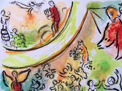 Paris : Ceiling of Opera Garnier - Original lithograph (Mourlot #434)