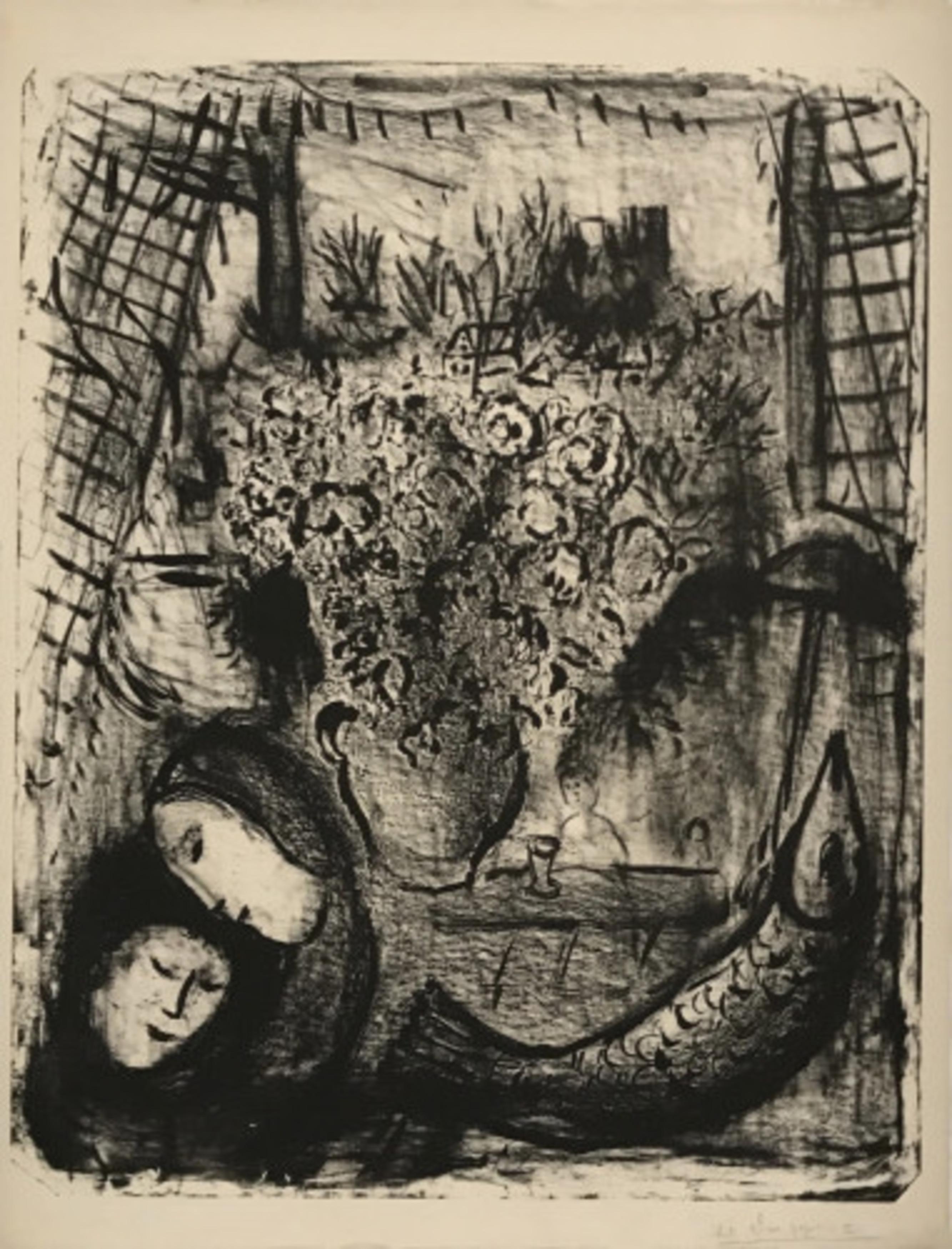 Paysage - Print by Marc Chagall