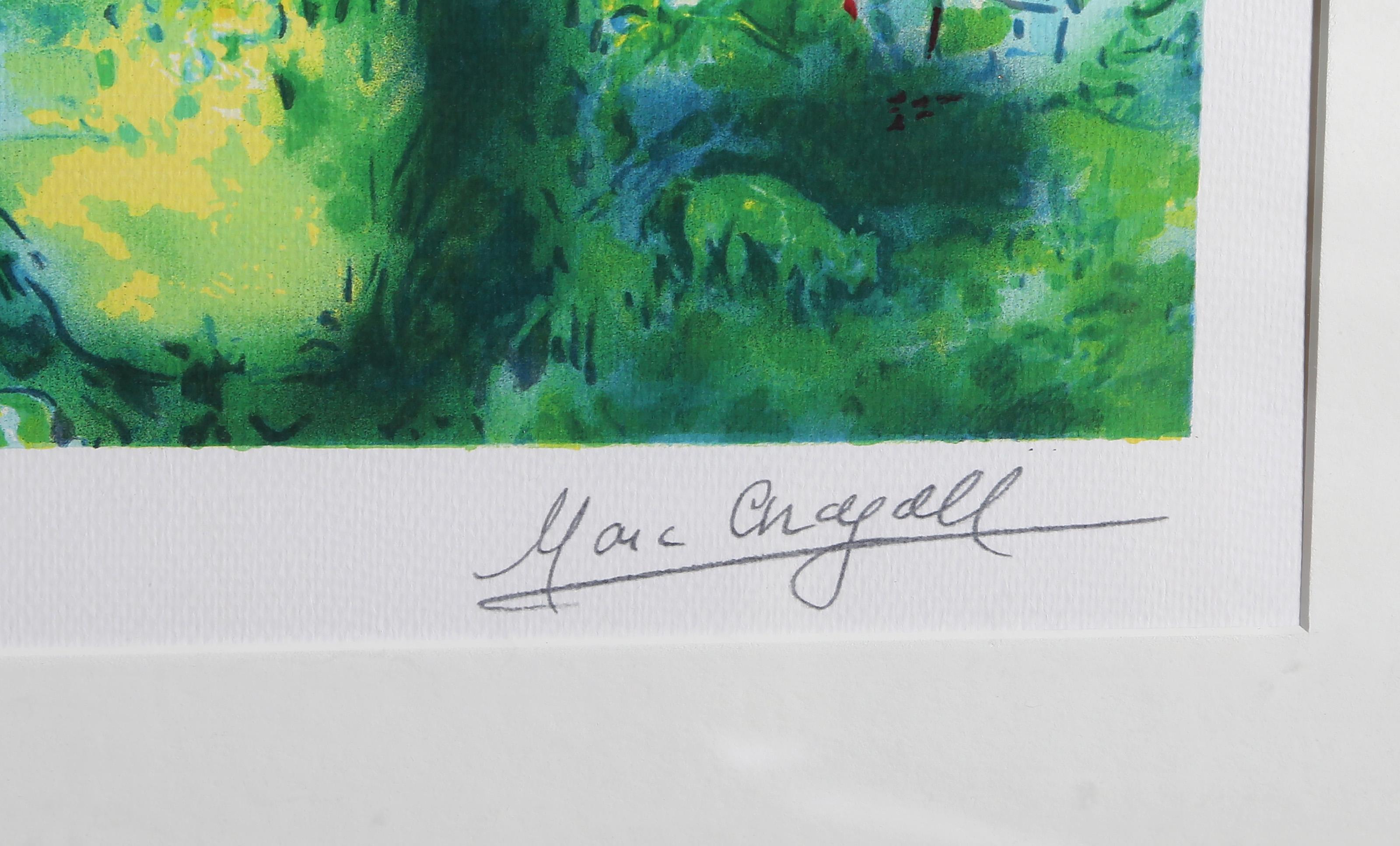 Paysage, Impressionist Giclee Print after Marc Chagall For Sale 2
