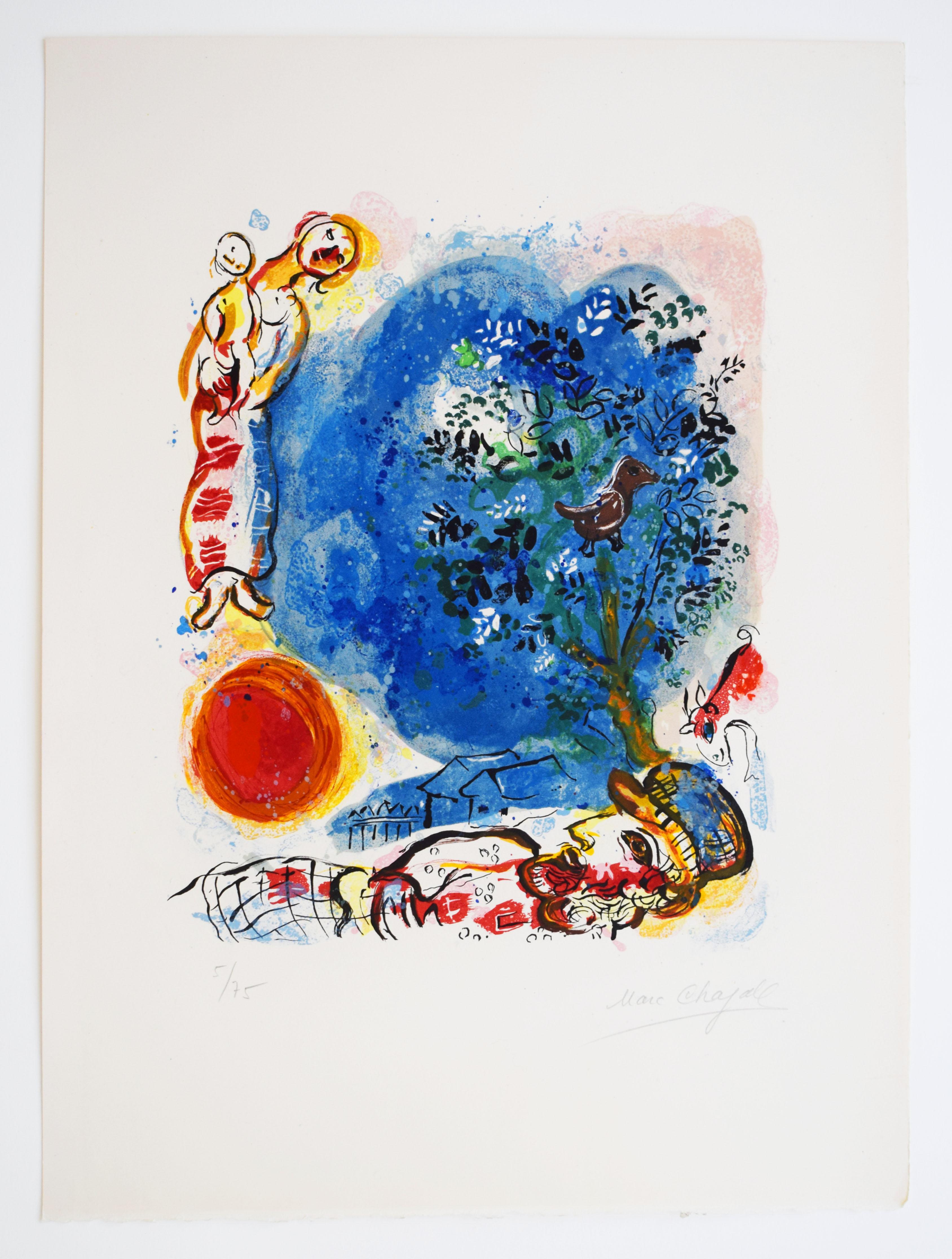 Bauer - Russisch Französisch Bauer – Print von Marc Chagall