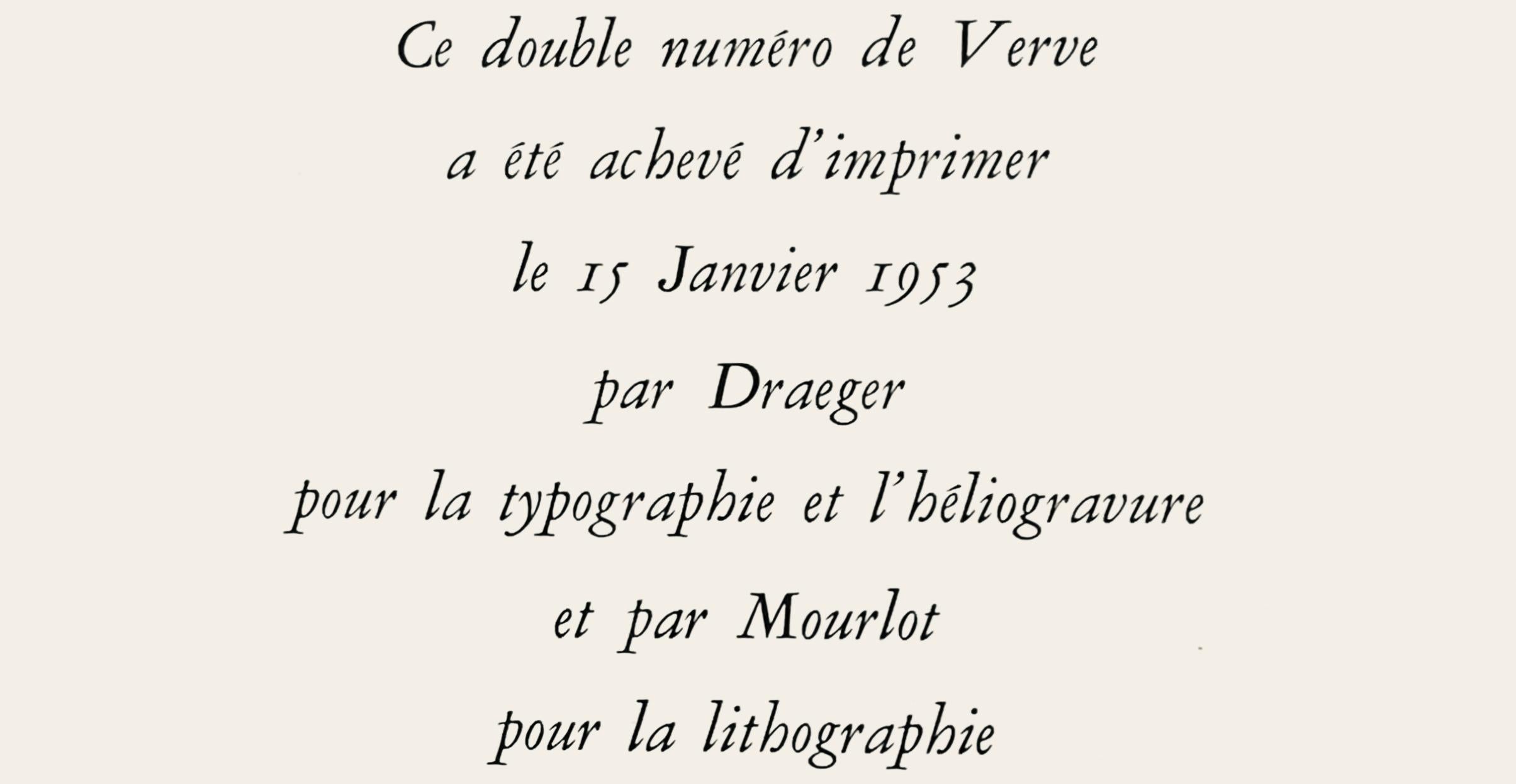 Place de la Concorde (Cramer 23; Mourlot 83), Verve: Revue Artistique in vendita 1