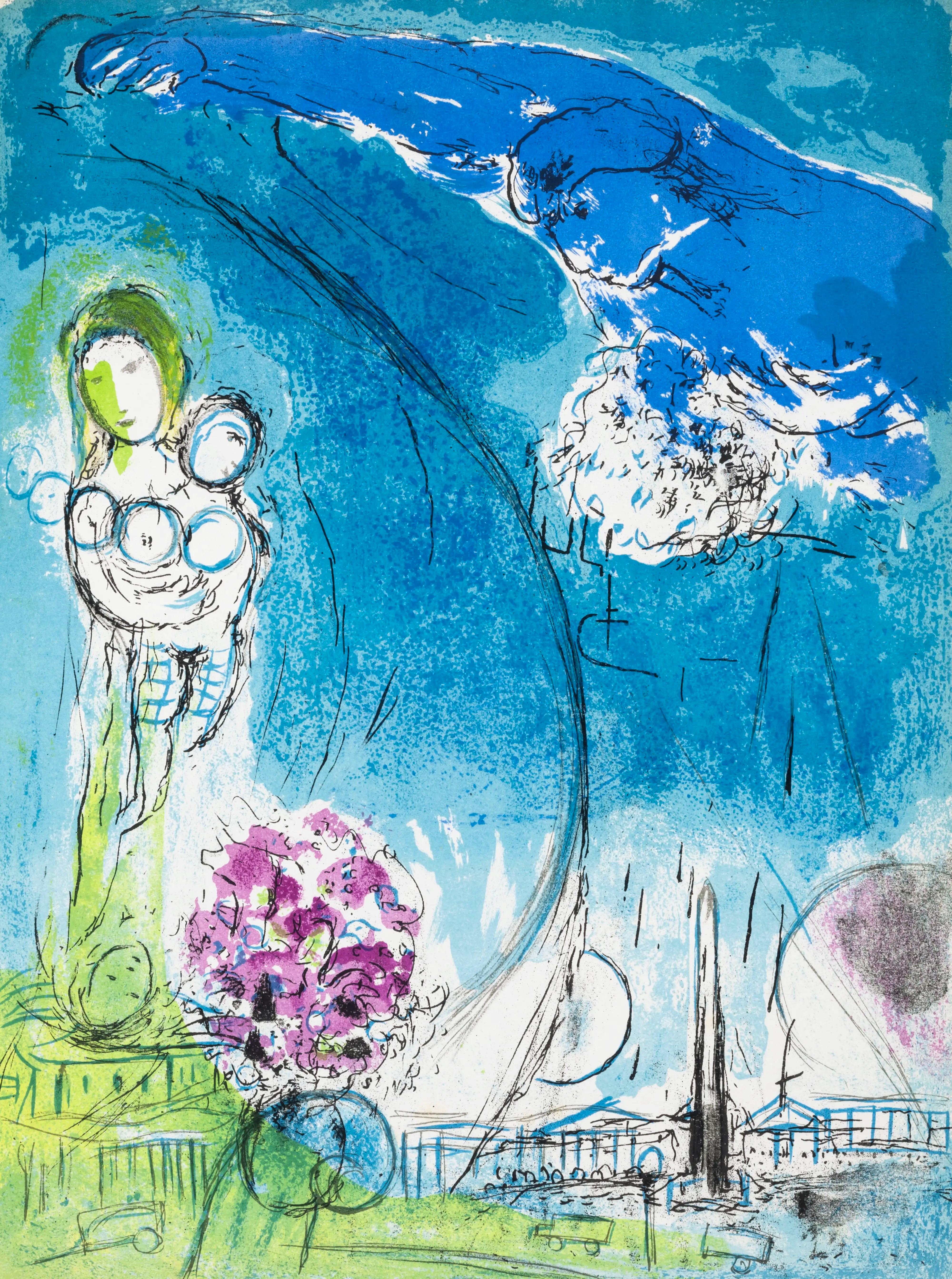 Place de la Concorde (Cramer 23 ; Mourlot 83), Verve : Revue Artistique