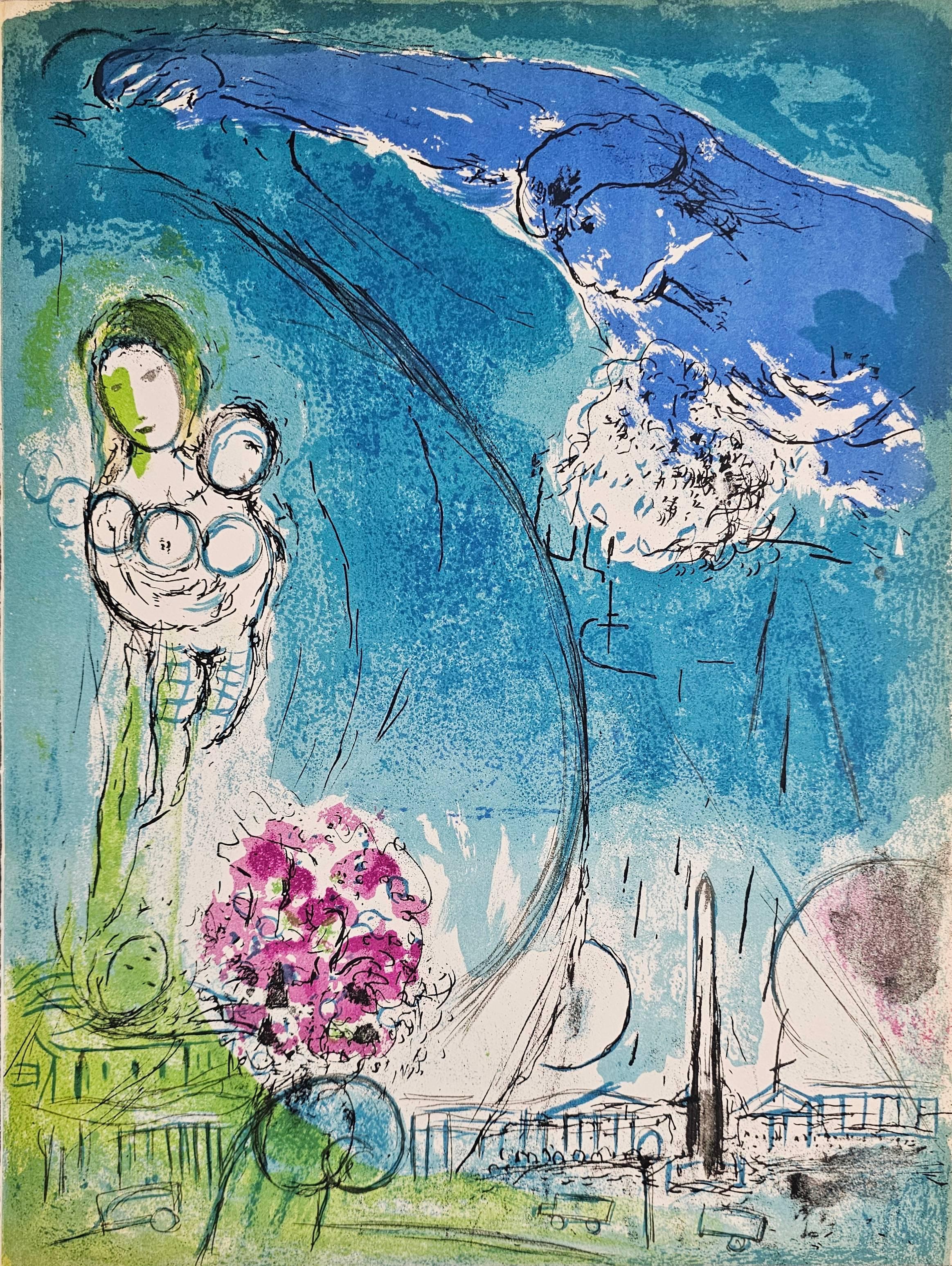 Place de la Concorde – Art von Marc Chagall